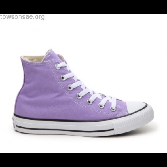 lavender high top converse